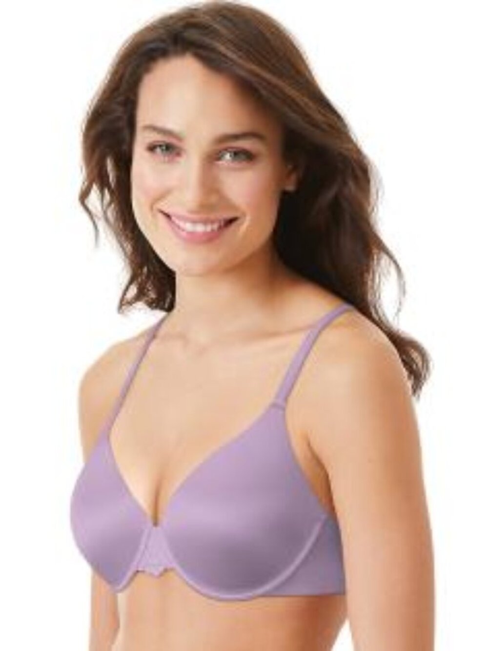 NWT Bali Womens One Smooth U Dreamwire Underwire Bra Purple 36DD
